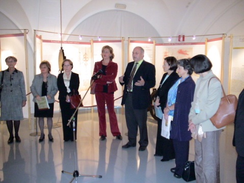 Inaugurazione della mostra di leonardo a bolzano. Il presidente della provincia parla della dimensione europea